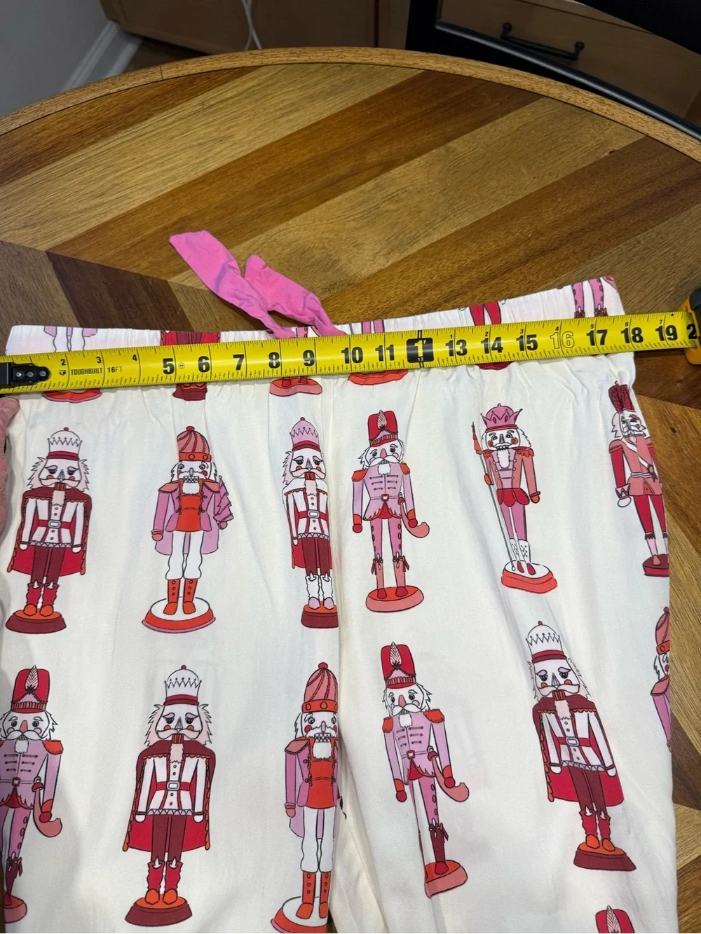 Katie Kime Holiday March Nutcracker Print Pajama Set Flaw